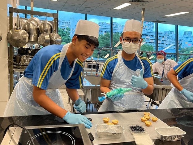 At ITE West College Where Students Had The Hands-On Experience To Assemble Fruit Tarts