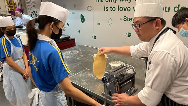 At ITE West College Where Students Learnt To Make Pasta At Food Service Lab